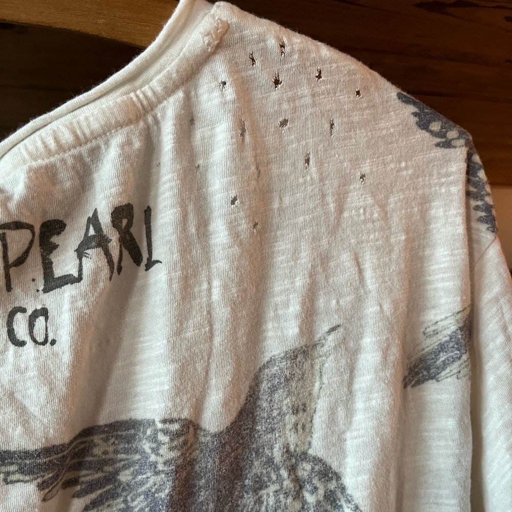 Bird Print Women's Top - Picture 9 of 14